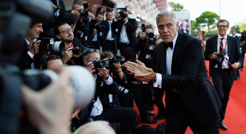 George Clooney Velencében Trumpnak is odaszúrt: hangos nevetés tört ki a közönségben