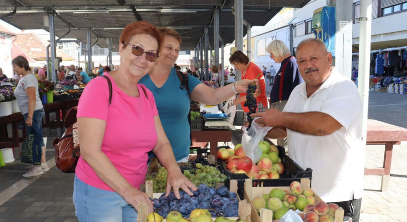 Árusok, termények és találkozások – ilyen volt a zalaegerszegi piac szombaton