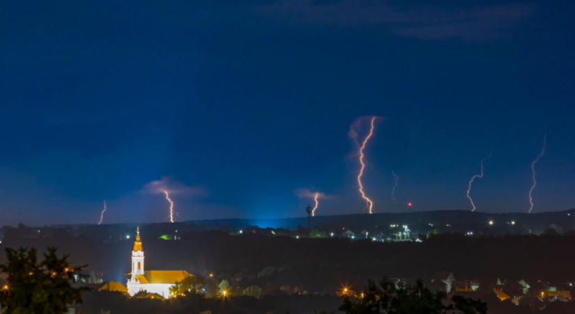 Villámlás és zivatar is jöhet szerdán, közben továbbra is tombol a nyár