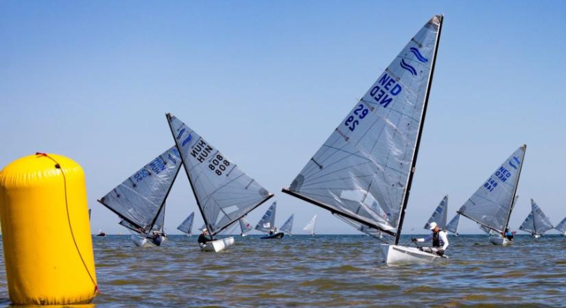 Két magyar az első tízben a finn dinghy Eb-n Gdyniában