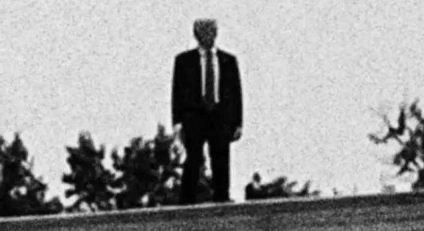 Trump szemcsés, fekete-fehér sziluettjével hirdeti a Fehér Ház, hogy megugrott a deportálások száma