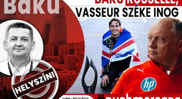 Helyszíni: Baku Russellé, Vasseur széke inog
