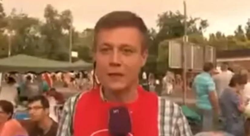 Visszatért a bajai Halfőző Fesztiválra az M1 korábbi riportere, aki bódult állapotban élőzött