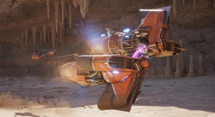 Naná, hogy a fogatok lesznek a Star Wars: Galactic Racer legdurvább járgányai