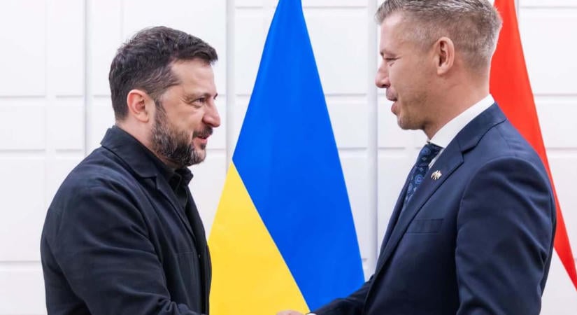 Magyar Péter négyszemközt tárgyalt Zelenszkijjel