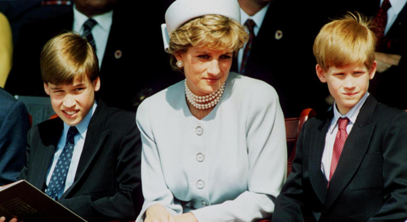 Megható módon emlékezik Diana hercegnére Vilmos és Harry - de nem együtt