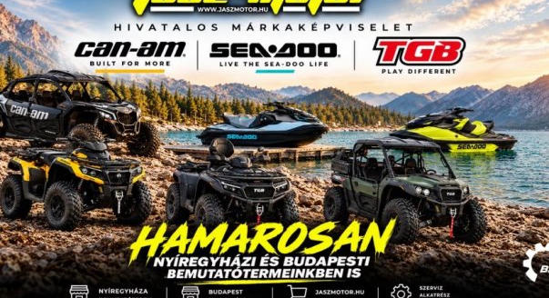 Sea-Do-, Can-Am- és TGB-kereskedő lett a Jászmotor
