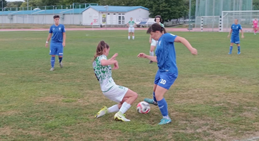 A ZTE FC női csapata is egyre jobban néz ki...