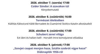 Éjszaka a könyvtárban (okt. 10.)