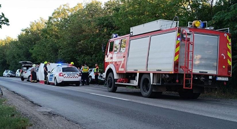 Tragikus autóbaleset Dunavecsénél: munkahelyi alkoholizálása miatt hazaküldött raktáros okozta a frontális karambolt  fotók, videók