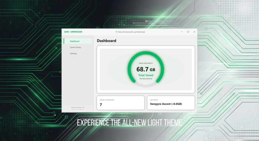 A Game Compressor app segít a tárhely hatékonyabb kihasználásában – Több 10 GB-nyi tárhelyet spórolhat