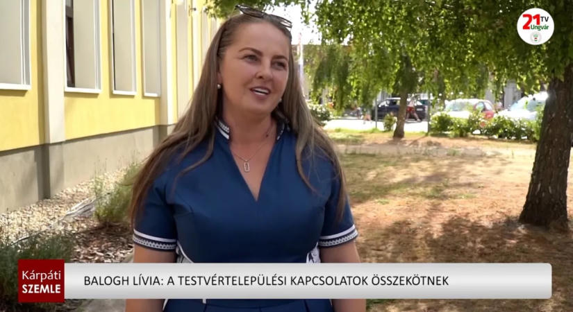 Balogh Lívia: a testvértelepülési kapcsolatok összekötnek (videó)