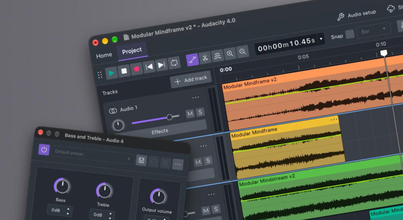 Az Audacity 4 legjobb újdonságai: átalakult az ingyenes hangszerkesztő