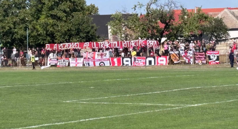 „El a kezekkel az ultráktól!” – a Kispest-tábor üzent a Vidi-drukkereknek