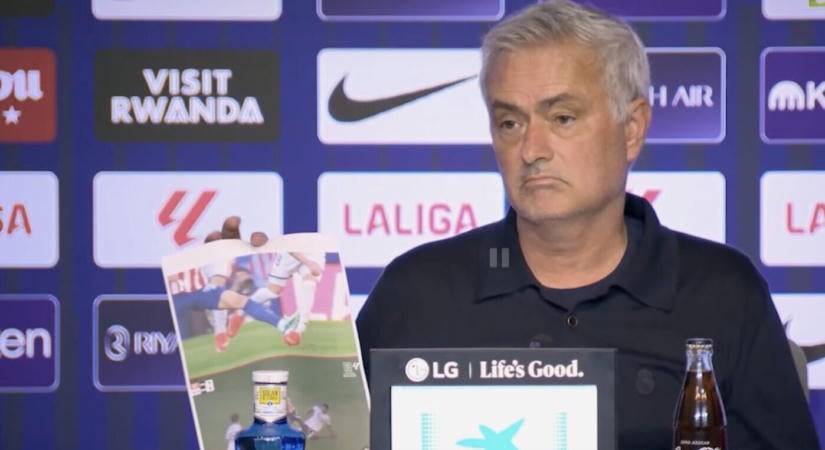 José Mourinho akkor a cirkuszt csinált a Real Madrid veresége után, ami nem mostanában volt a LaLigában