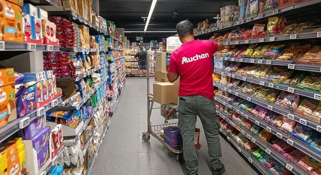 Ukrajnában az Auchan korlátozásokat vezetett be a termékek eladására