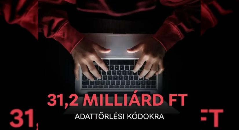 Több mint 31 milliárd forintot költött az NMHH adattörlési kódokra