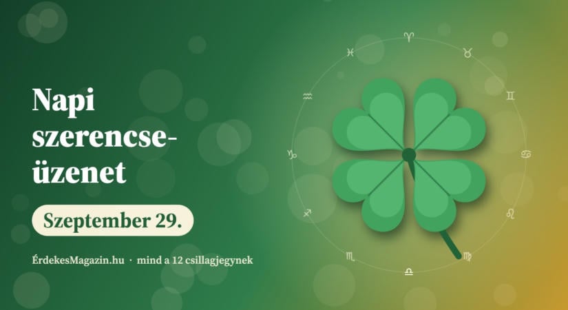 Napi szerencseüzenet: Szeptember 29.