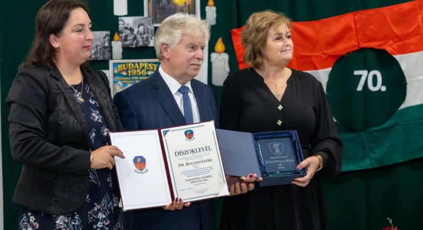 A közösségért dolgoznak Darnózselin, kitüntették Bogárdi doktort és Katinka nénit