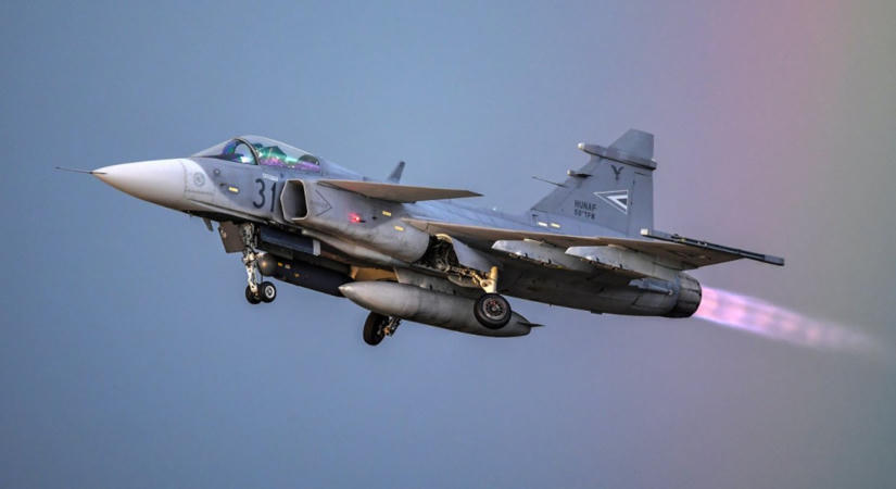 Lezuhant a Magyar Honvédség egyik Gripen vadászgépe