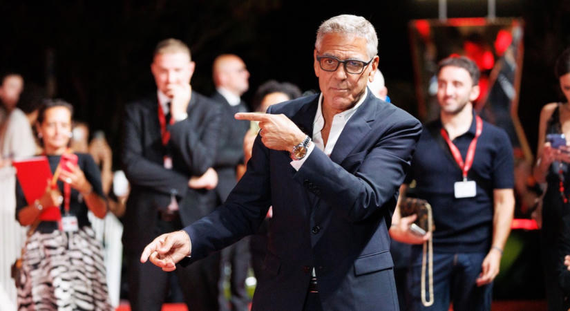 Mindenkit meglepett: George Clooney olyat tett a vörös szőnyegen, amire senki sem számított (galéria)