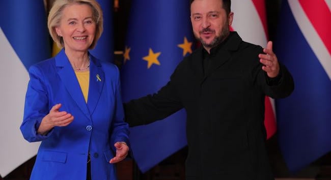 Zelenszkij: nem feszült, hanem nagyon pozitív volt a találkozó Ursula von der Leyennel