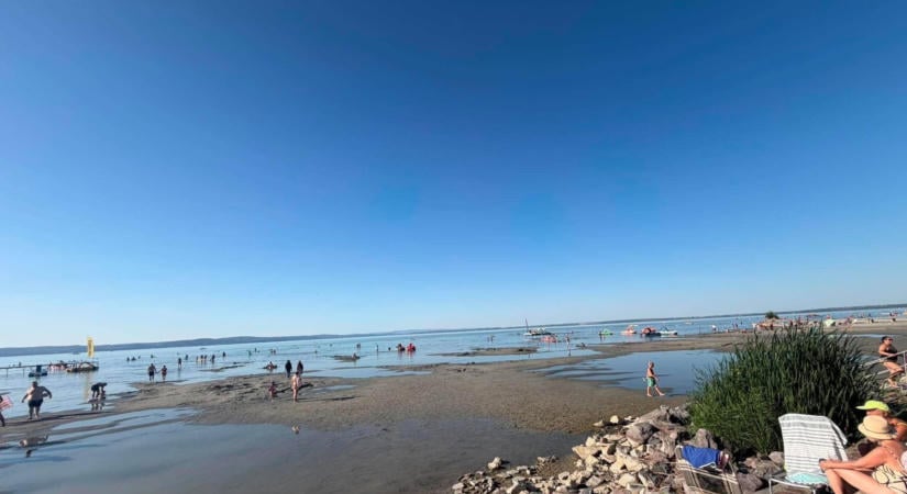 Már csak 11 centiméterre van a Balaton a történelmi mélyponttól