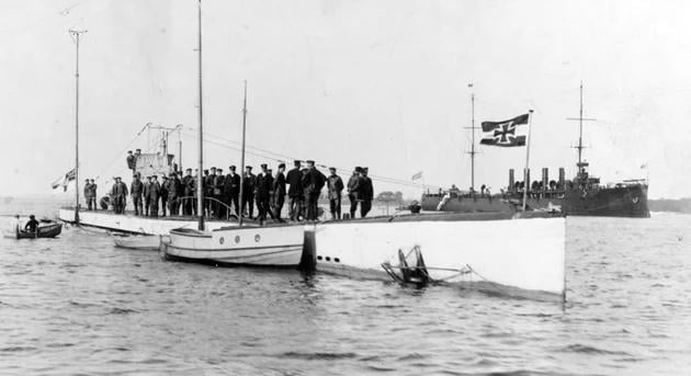 Bejelentés nélkül érkezett egy német tengeralattjáró 1916-ban az Egyesült Államokba