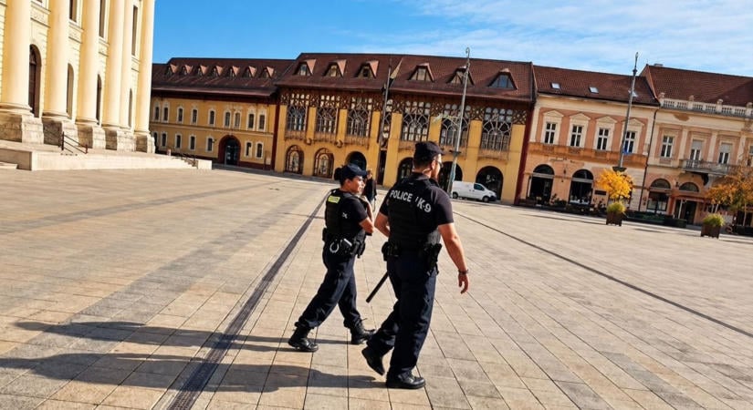 Ne lepődj meg, ha rendőrökkel találkozol Debrecen belvárosában! Ez az oka a fokozott jelenlétnek