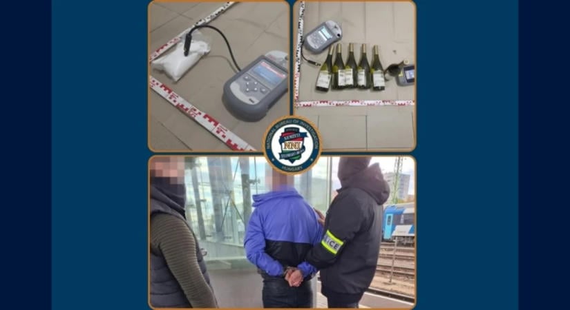 Kelenföldön fogta el a nemzetközi gyorsvonatról leszálló kábítószer-kereskedőket a Nemzeti Nyomozó Iroda