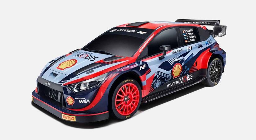 Bemutatták a Hyundai új, hibrid raliautóját