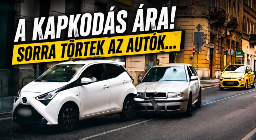 Egymás után törtek az autók – ez lett a kapkodás ára
