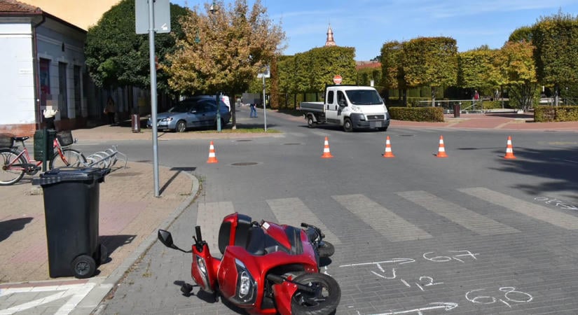 Gyalogosokat sodort el egy motoros Orosházán – figyelmeztetést adott ki a rendőrség