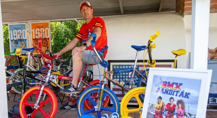 A nagykőrösi BMX bandita – a legendás film kerékpárjai itt lapulnak a szomszédban – fotók