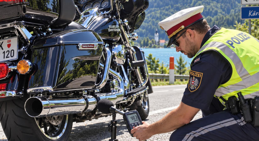 Magyar motorosok kalandjai az osztrák rendőrökkel - 2400 eurós büntetés a kipufogó miatt?