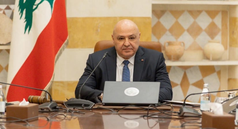 A libanoni elnök biztonsági megállapodást szorgalmaz Izraellel