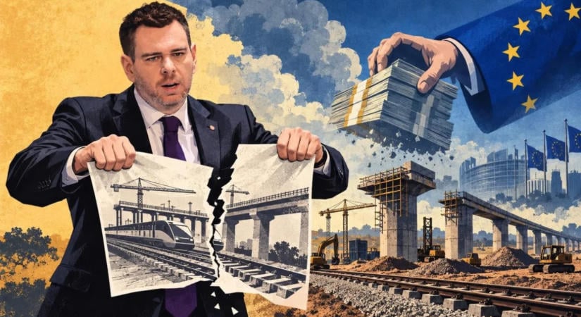 Déli Körvasút: szerződést bont a kormány a V-Híddal
