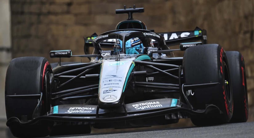 Russell tökéletes köre megmutatta a Mercedes valódi erejét