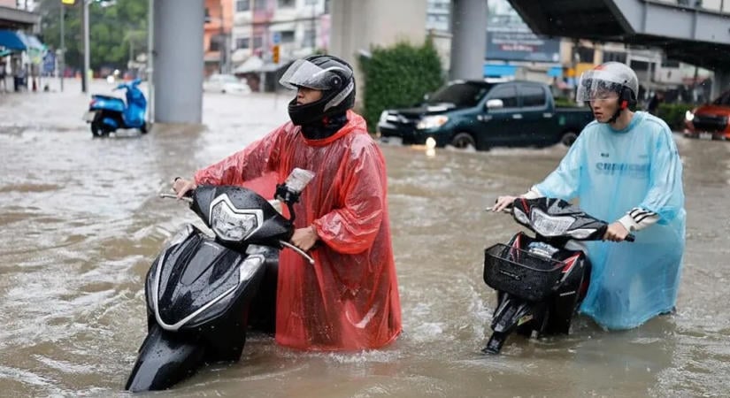 Rendkívüli helyzetet hirdettek a thai fővárosban a hatalmas áradások miatt