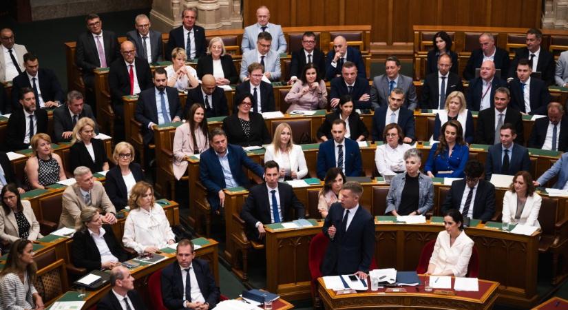 Magyar Péter a hőséggel indít a napirend előtti felszólalásában
