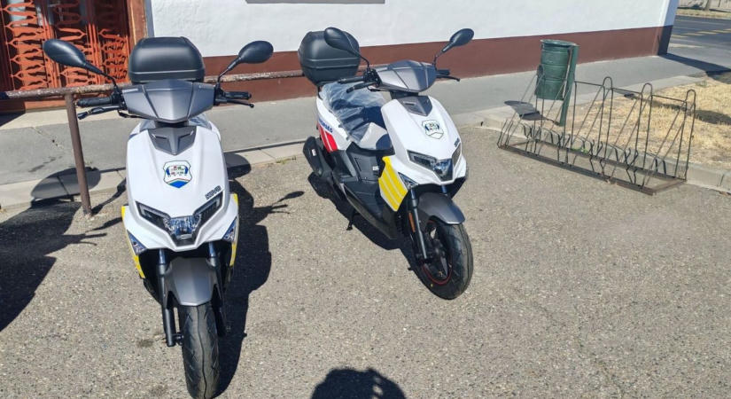 Vadiúj robogókkal erősítettek a törökszentmiklósi polgárőrök