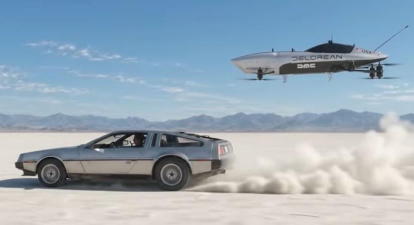 Repülő járműként térne vissza a jelenben a DeLorean