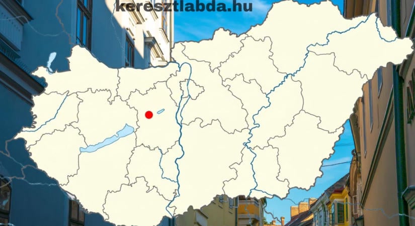 Földrajz feladat: Melyik megyei jogú városra mutat a térkép?