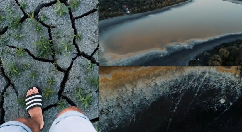 Poshadt szag, tetemek és kiszáradt medrek – sokkoló videókon a szabolcsi apokalipszis!