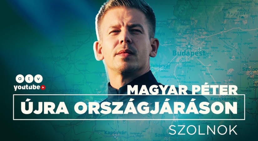 Folytatódik Magyar Péter országjárása, ezúttal Szolnokról jelentkezik – nézze itt élőben