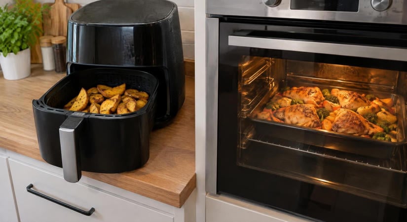Tényleg kevesebbet fogyaszt az air fryer, mint a villanysütő? Nem minden ételnél ugyanaz a válasz