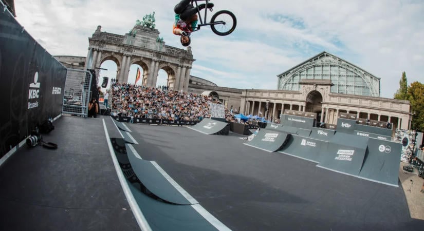 Újváry Zoltán a 14. helyen végzett a brüsszeli BMX Freestyle versenyen