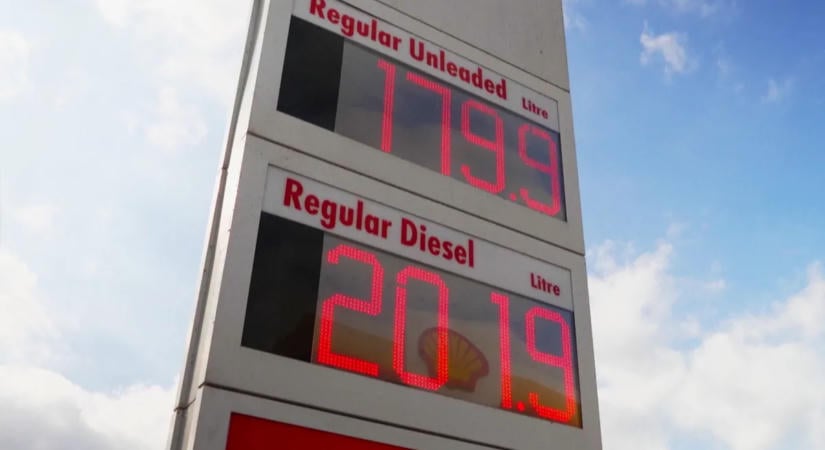 Európában egyre drágul a dízel: Nagy Britanniában már 2 font egy liter
