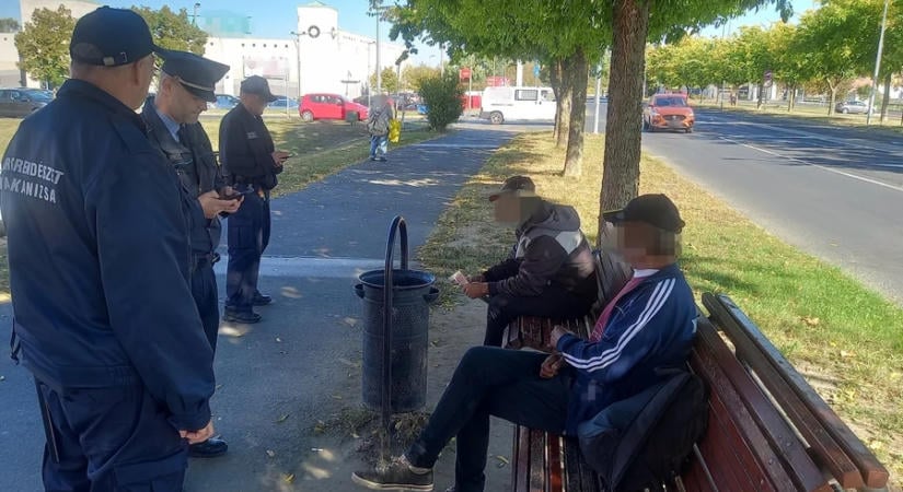 Közbiztonsági akciót tartottak Nagykanizsán a rendőrök és a városrendészet