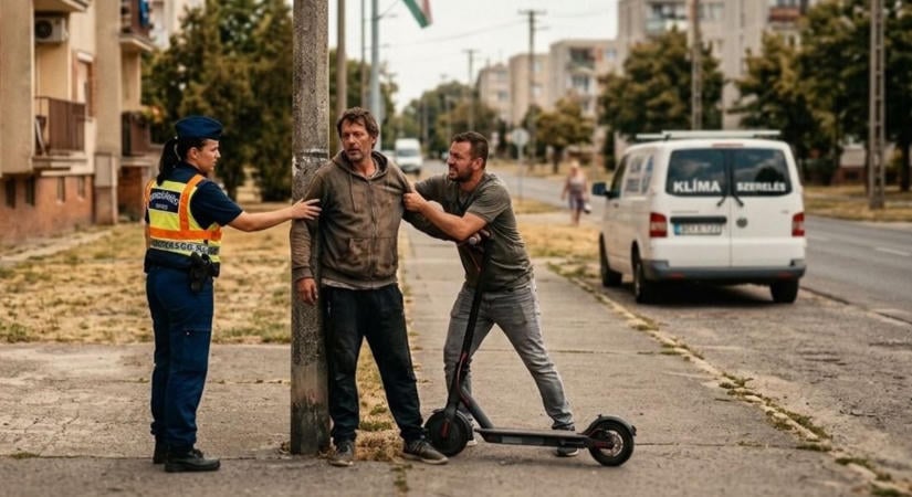 Nem jutott messzire a lopott rollerrel a tolvaj – szembejött vele a jármű tulajdonosa és egy rendőr